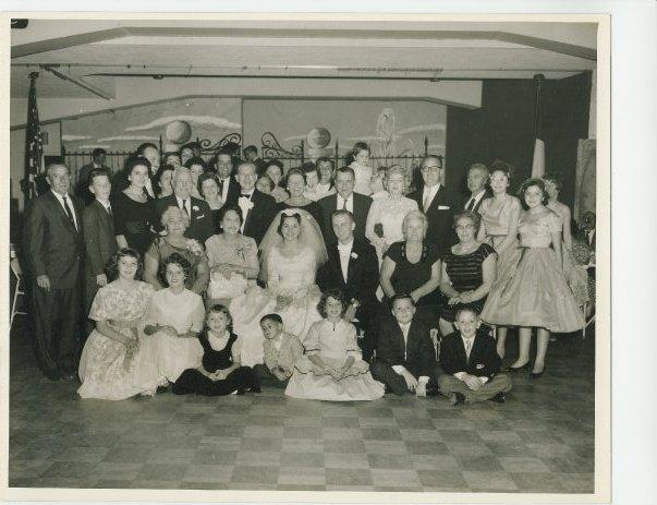 Wedding day family photo